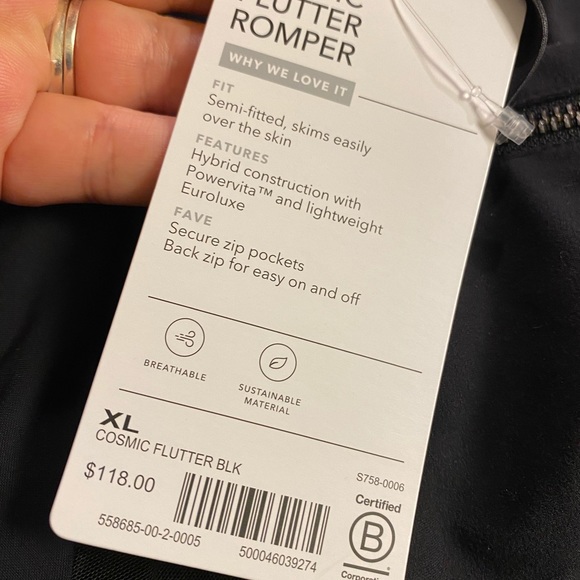 Athleta Cosmic Flutter Romper - Picture 10 of 12